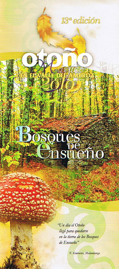 Portada del díptico de programación del otoño mágico.